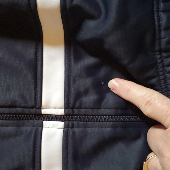 Fila Track Jacket Mens Size 45 Snap Sleeves Vintage Red White Blue Y2K - Picture 6 of 15